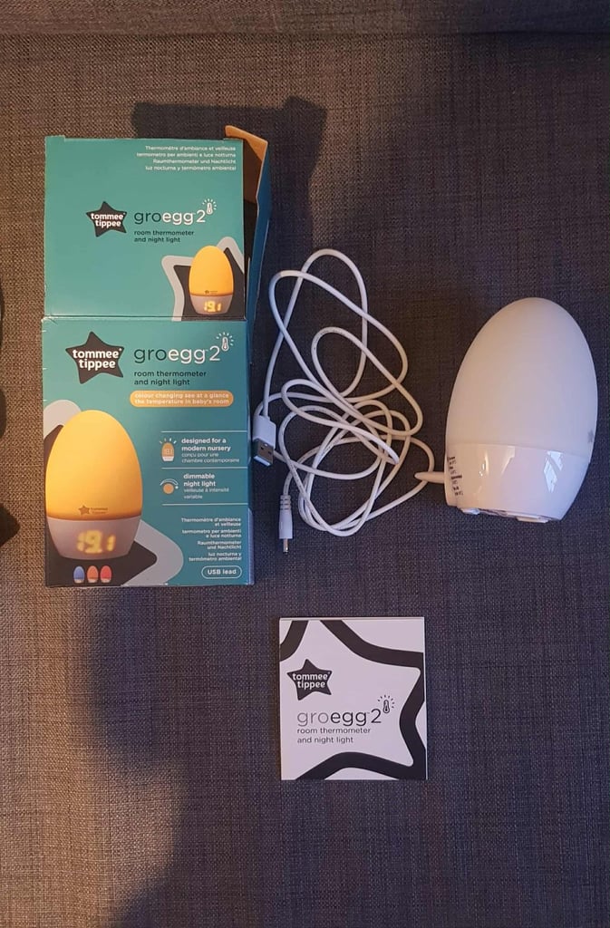 Tommee Tippee Groegg 2 Nursery Thermometer/Night Light
