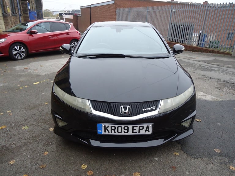 HONDA CIVIC 1.8 i-VTEC Type S GT Black Manual Petrol 2009