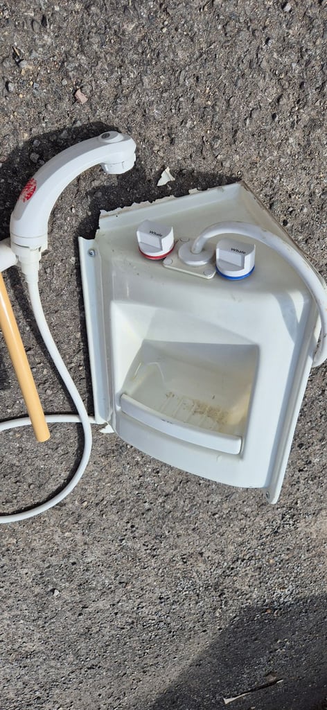 WHALE and other - various used mixer taps for camper caravan motorhome boat.
