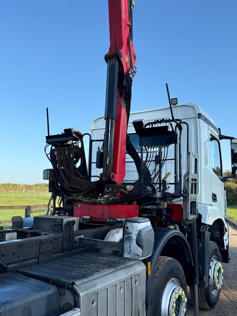 Mercedes-Benz Arocs Tipper Grab Lorry 2019 ( 69 ) Palfinger Epsilon Crane