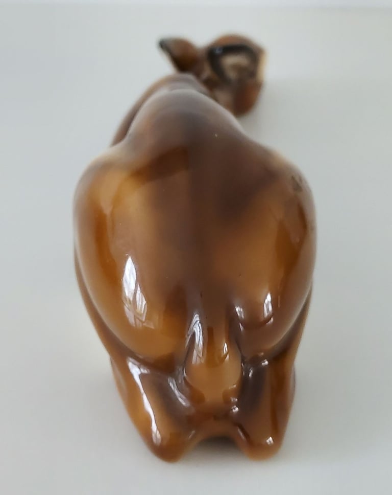 Ceramic Deer Lying Down Ornament