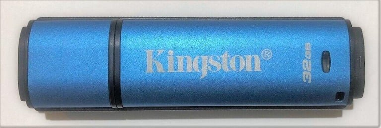 Kingston DataTraveler Vault Privacy 32GB USB 3 Flash Drive with 256 AES DTVP30