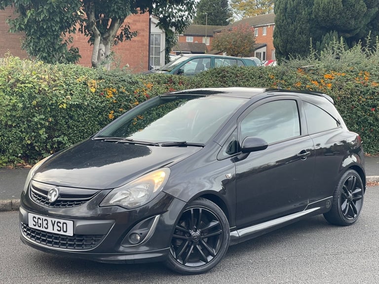 2013 VAUXHALL CORSA 1.4T BLACK EDITION**HPI CLEAR - LONG MOT - IDEAL FIRST CAR**
