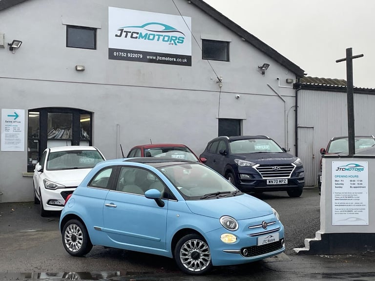 image for FIAT 500 1.2 Lounge 3dr Man, blue, petrol + stunning colour 2016