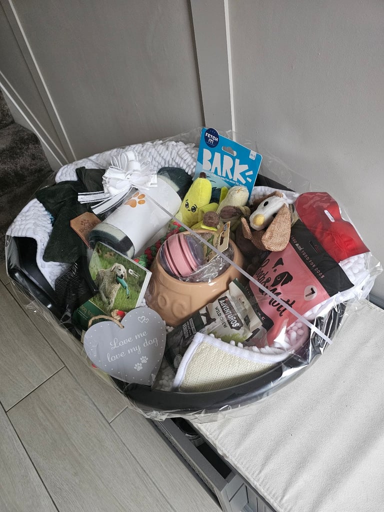 Dog bed and accessories 