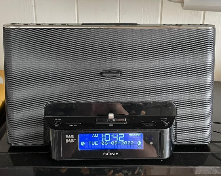 Sony DAB radio, alarm, Speaker dock for iPhone and iPod. | in Herne Bay,  Kent | Gumtree