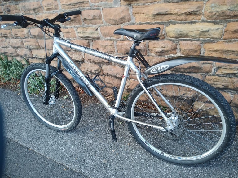 Orange Gringo Silver Aluminium Hard Tail Mountain Bike Hydraulic Brakes