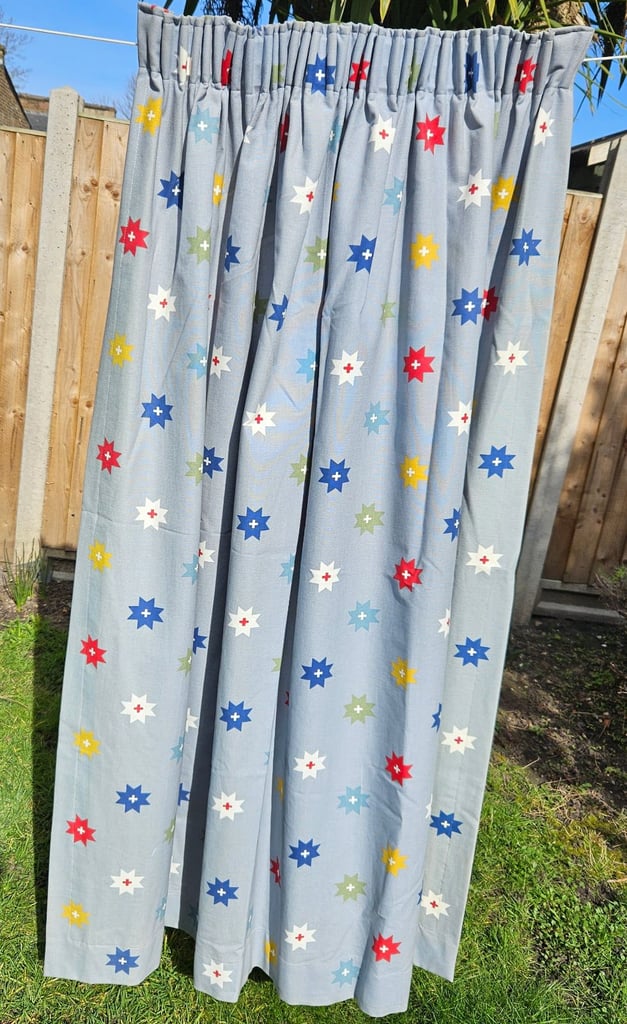 image for Pair of lined curtains (pencil pleat)