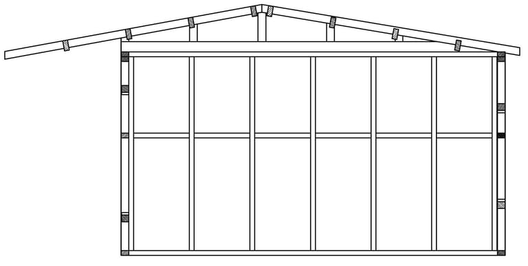 Field shelter materials 5.228m (17' 1.8") by 3.578m (11' 9") internal size 