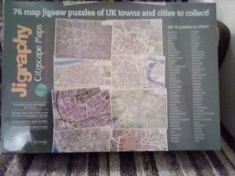 image for Edinburgh 1000 piece map puzzle