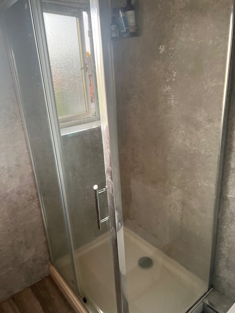 Shower Door ( Made by Victoria Plum)