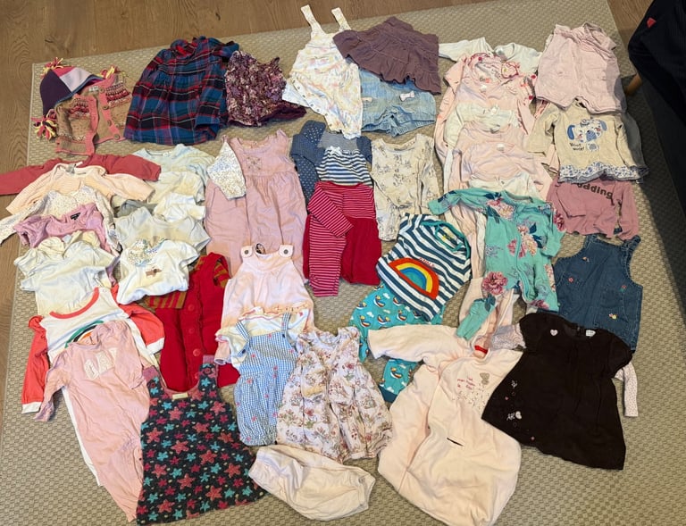 3-6 months baby girl bundle 50 items postage inc.