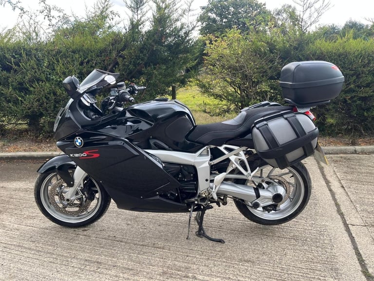 2007 07 BMW K1200S K 1200 S K1200 SPORTS TOURING CLEAN BLACK NEW MOT LUGGAGE