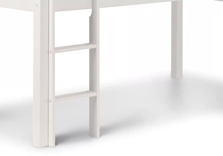 White Wooden Mid Sleeper
