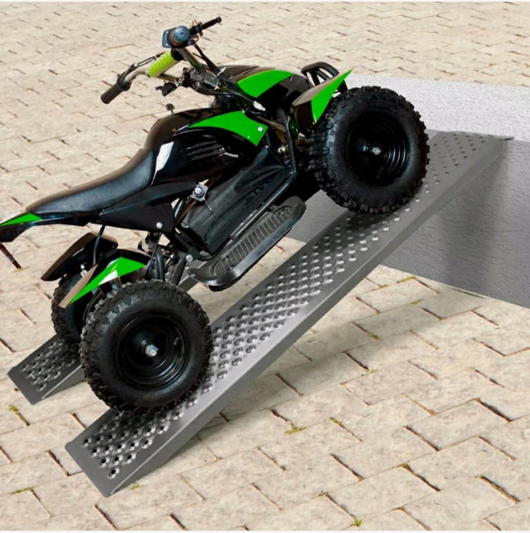 6ft galvanised loading ramps van truck car trailer quad lawnmowers in
