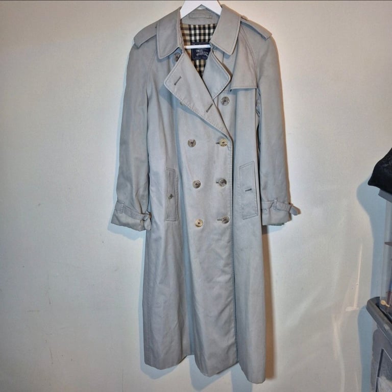 image for Vintage Womens Burberry Trench Coat size 14 Long