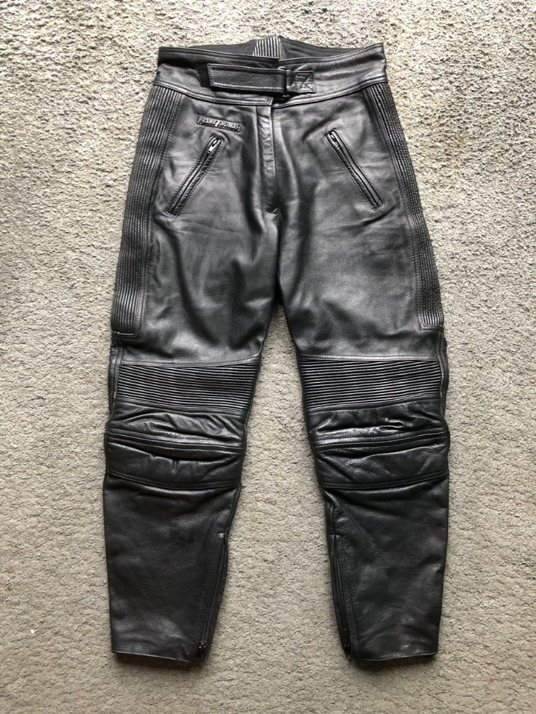 Frank thomas clearance leather trousers