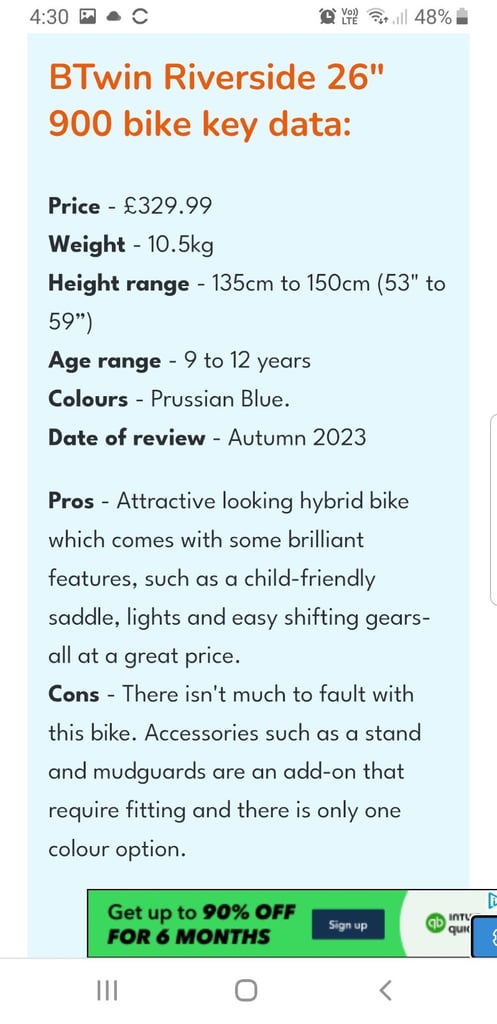 Mountain bike kids