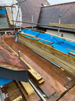 Timber 7 x 2 wood joists idea garden shed new treated surplus 4.8m lengths £15 each no vat 