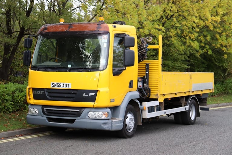 DAF LF45 160 4X2 HIAB XS 055 CRANE DROPSIDE (2009)