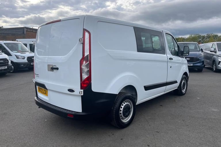 2023 Ford Transit Custom 300 Leader L1 SWB Double Cab FWD 2.0 EcoBlue 105ps Low Roof BLUETOOTH WI...
