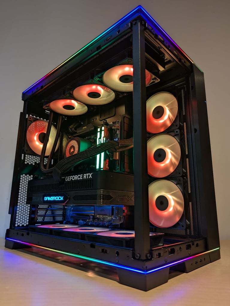 GAMING PC - Ryzen 7 9800X3D - RTX 5070Ti - 32GB RAM - 1TB SSD - 5 YEAR WARRANTY - KUDA PC