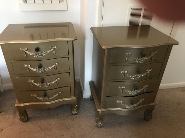 Toulouse bedside cabinets x2