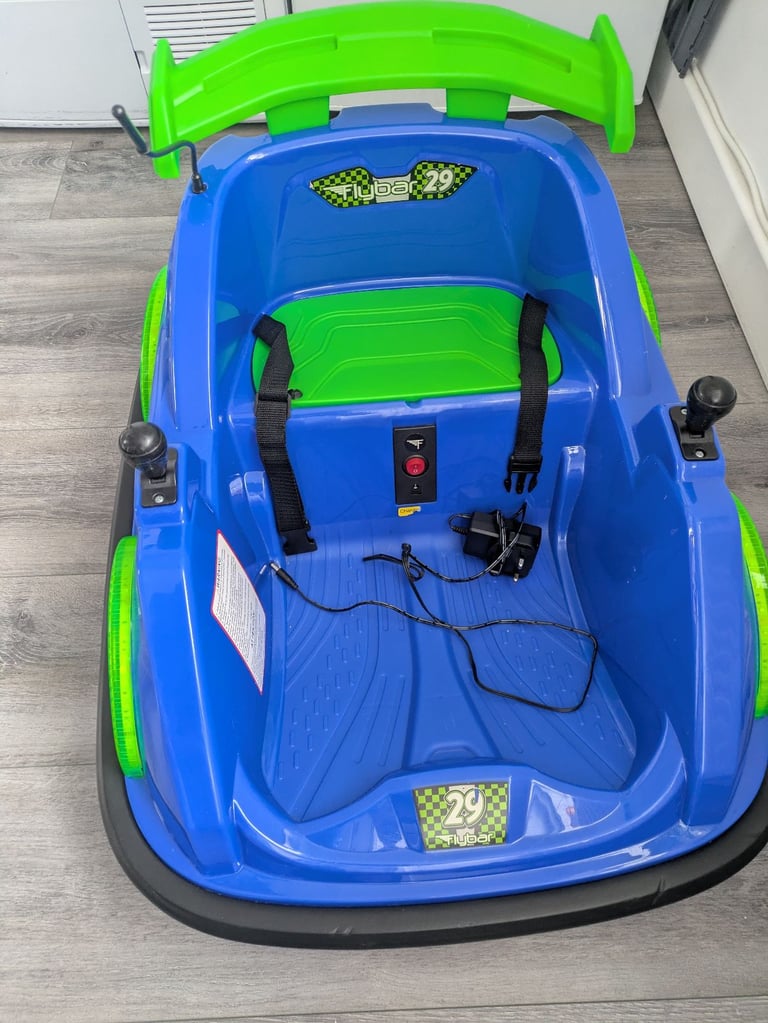 Blue bumper car 