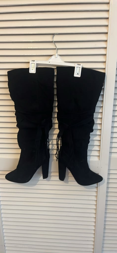 image for Black slouch boots
