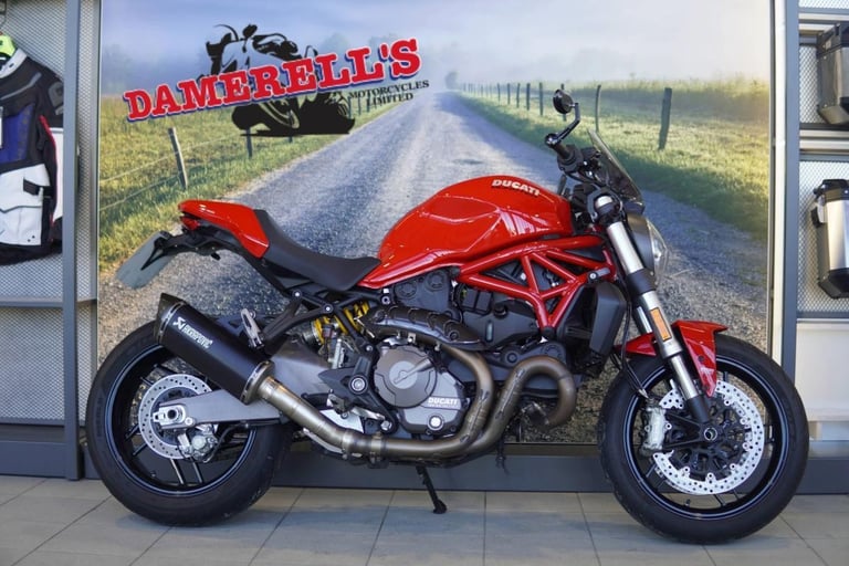 image for 2019 DUCATI MONSTER 821 RED MOTORCYCLE