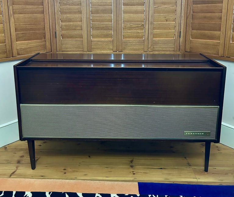 Midcentury Ferguson Radiogram with Garrard Turntable c.1960