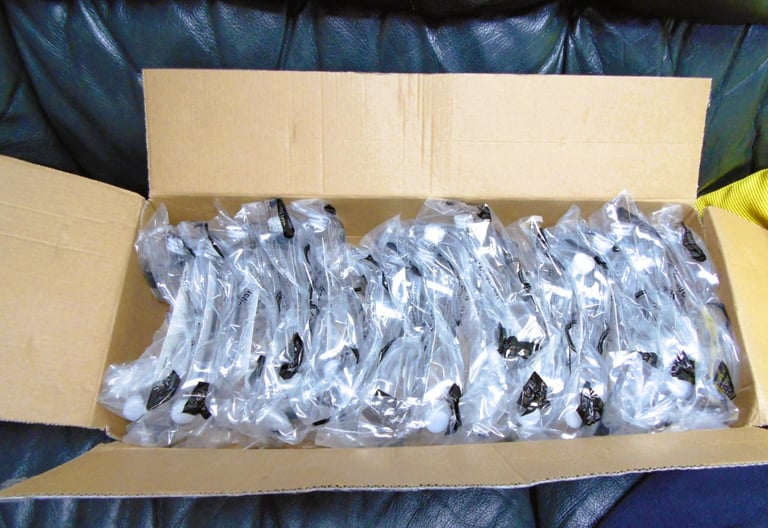 Saftey Goggles  FDA Top Quaility EN166  Z87.1 Spec 5 x boxes 15 in box total 75 pairs