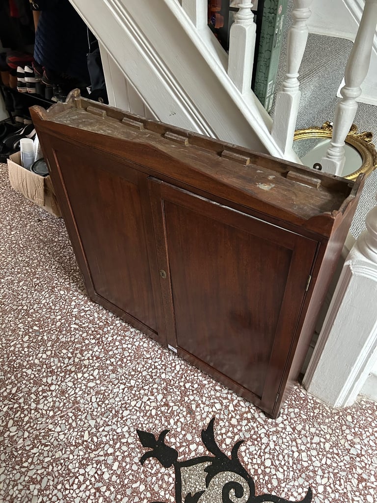image for Free mahogany wall cabinet 