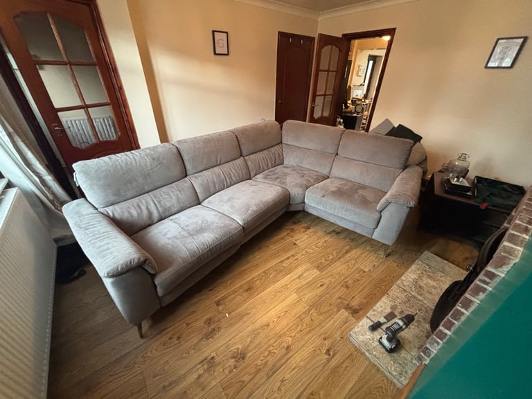 Grey corner sofa (sofology)