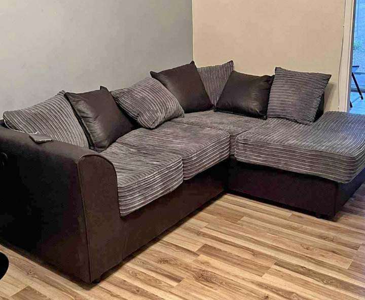 image for Must Go ASAP || Dylan 4× Seated L Shape Corner Sofa | Fast Delivery and Cash On Delivery