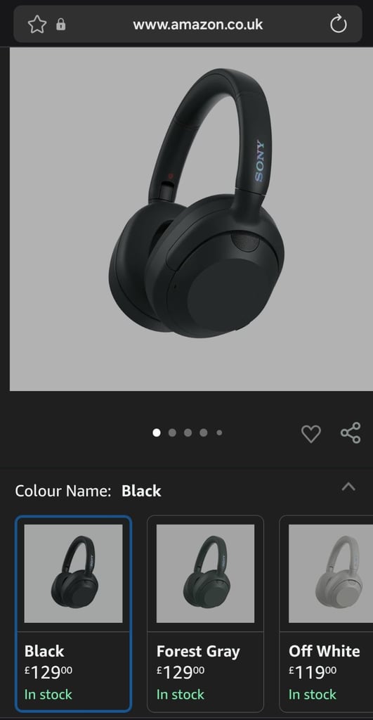 Sony ULT WEAR headphones 