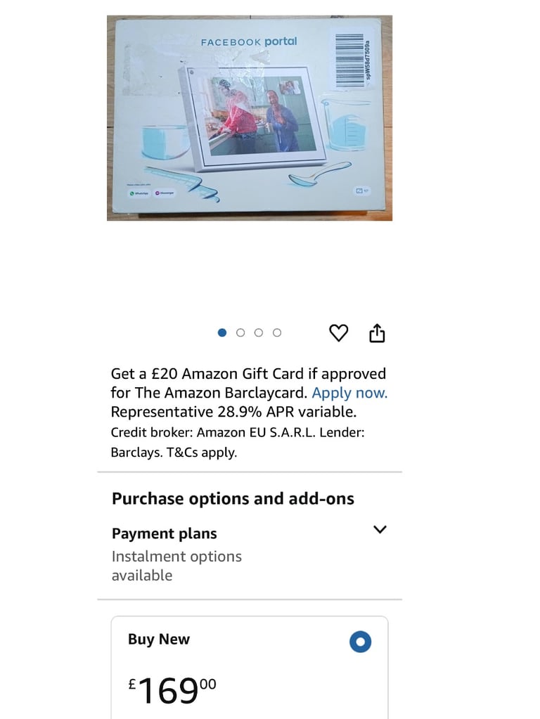 FACEBOOK PORTAL 10” - BRAND NEW!