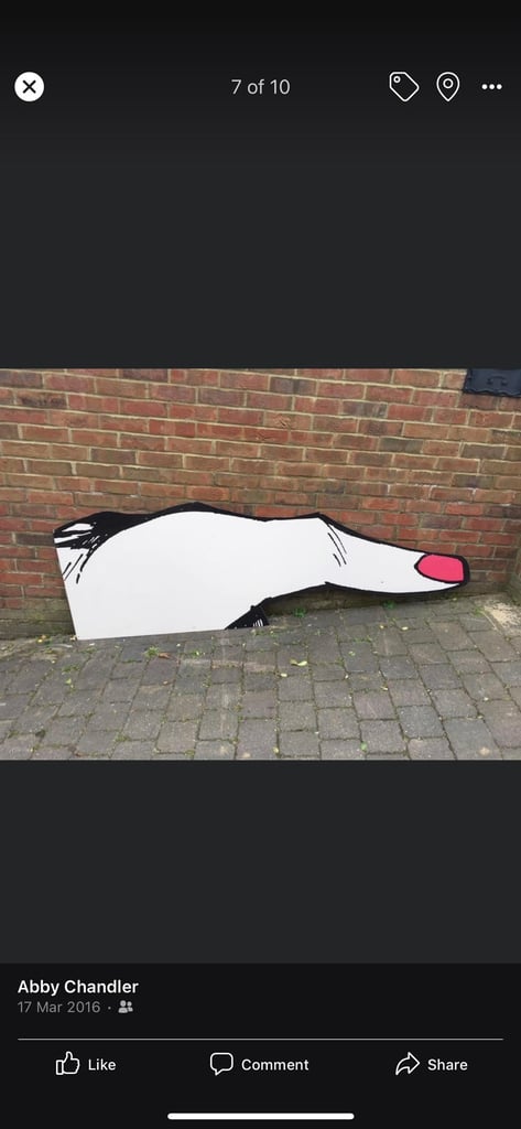 huge acrylic hand finger sign ornament advertising board 