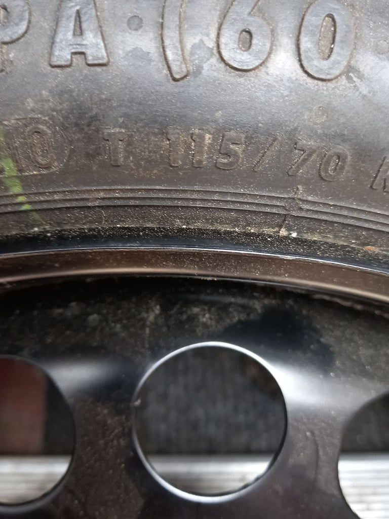 Space saver  wheel t115/70/r16