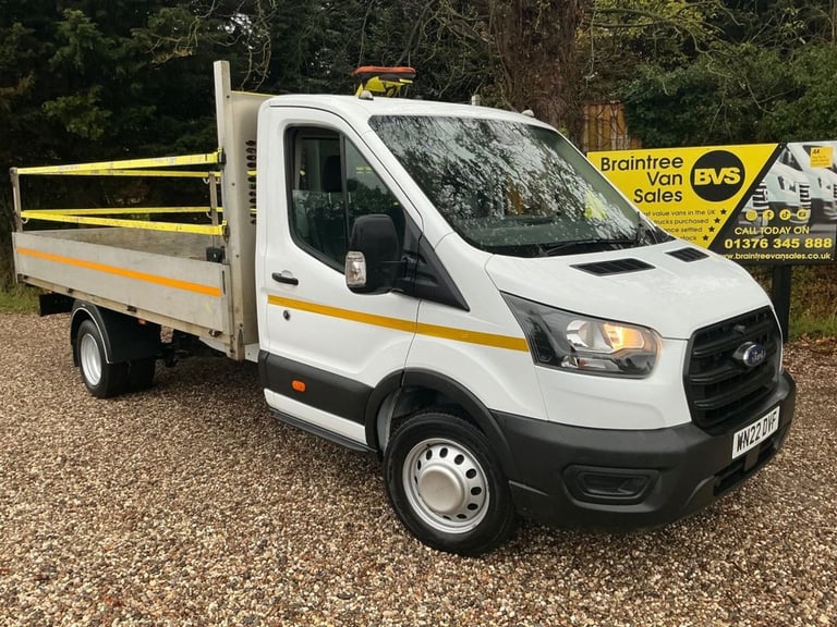 2022 Ford Transit 2.0 350 EcoBlue HD Leader DROPSIDE Cab 2dr Diesel Manual RWD L4 Euro 6 (s/s DRO...