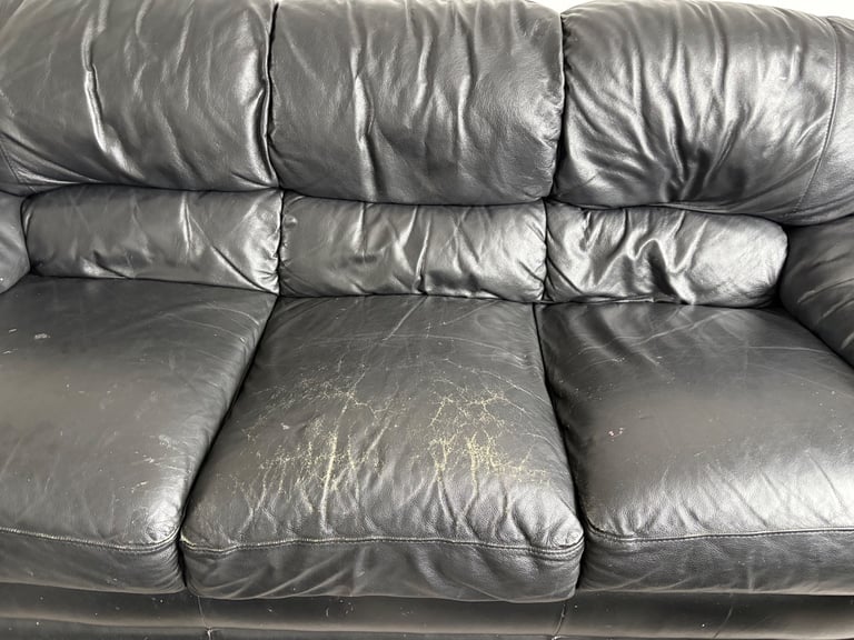 3 seater Leather Sofa