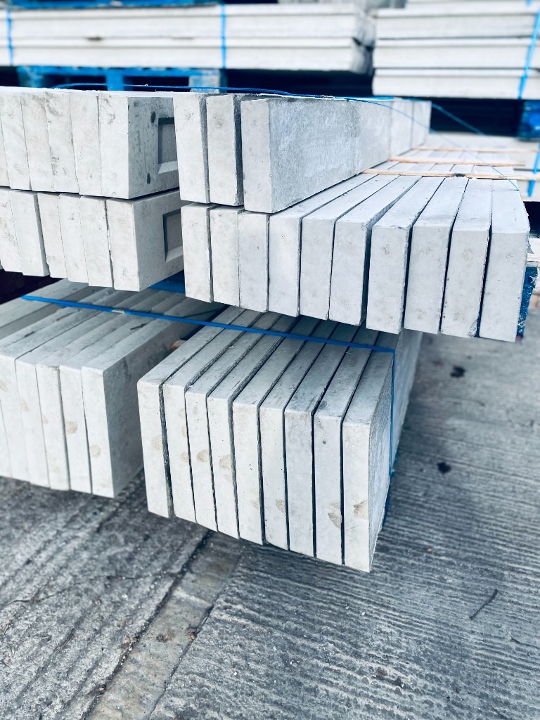 Concrete Gravel Board Recessed -  6" / 150mm