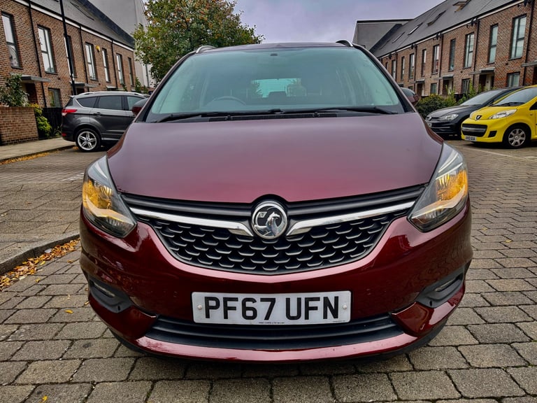 2018 VAUXHALL ZAFIRA 1.4 PETROL TURB 7 LEATHER SEATS /SAT/NAV/SRI MODEL/ galaxy/estima/ Sharon 