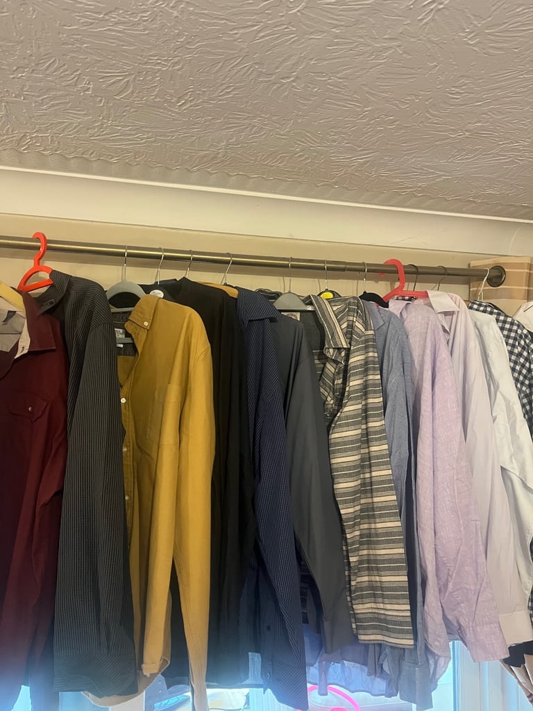 Approx 20 mens shirts size xxL and 17.5 collar as new