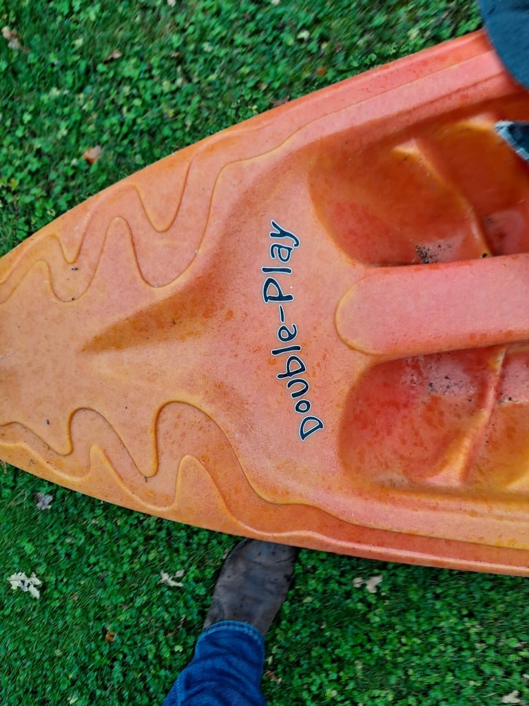 Mainstream Double Play sit on Kayak with paddles