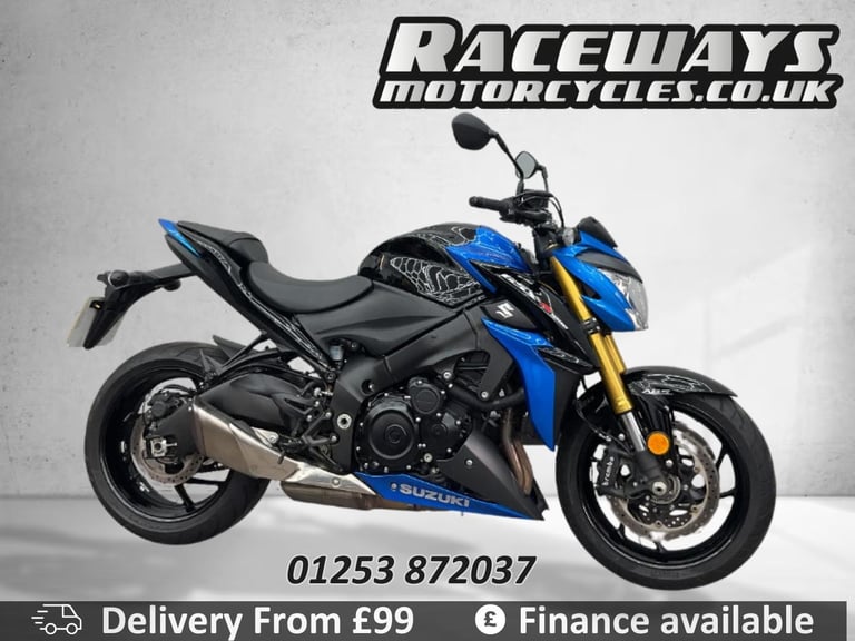 SUZUKI GSX-S1000 BLUE BLACK 2017 67REG ONLY 6,859 MILES, 999CC MOTORCYCLE