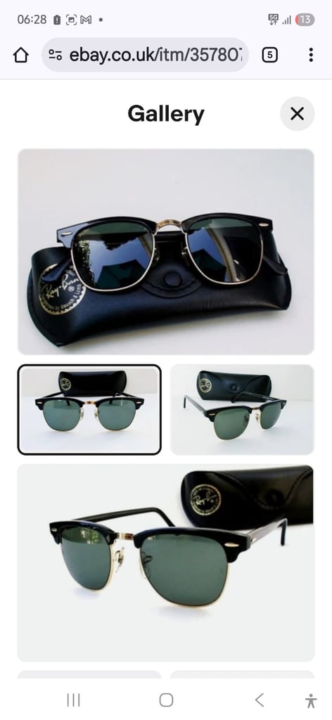 AUTHENTIC RAYBAN'S *UNISEX*