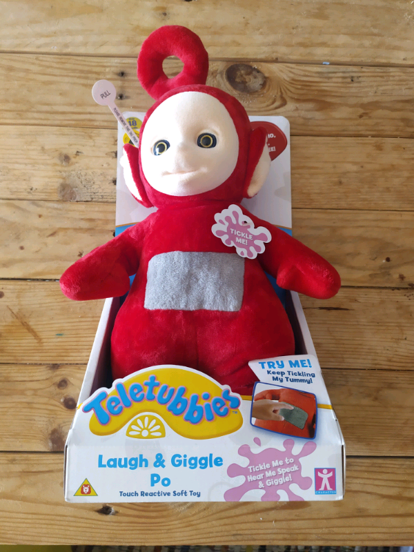 Teletubbies Laugh And Giggle Po Plush Soft Children's Toy.