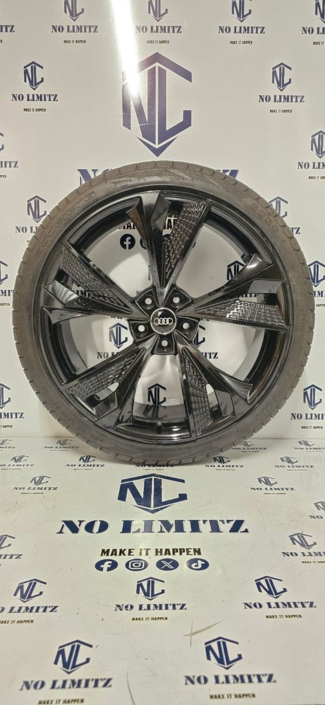 PREMIUM DIVISION AUDI 20" RS6 RS7 STYLE SINGLE ALLOY WHEEL 5x112 GLOSS BLACK