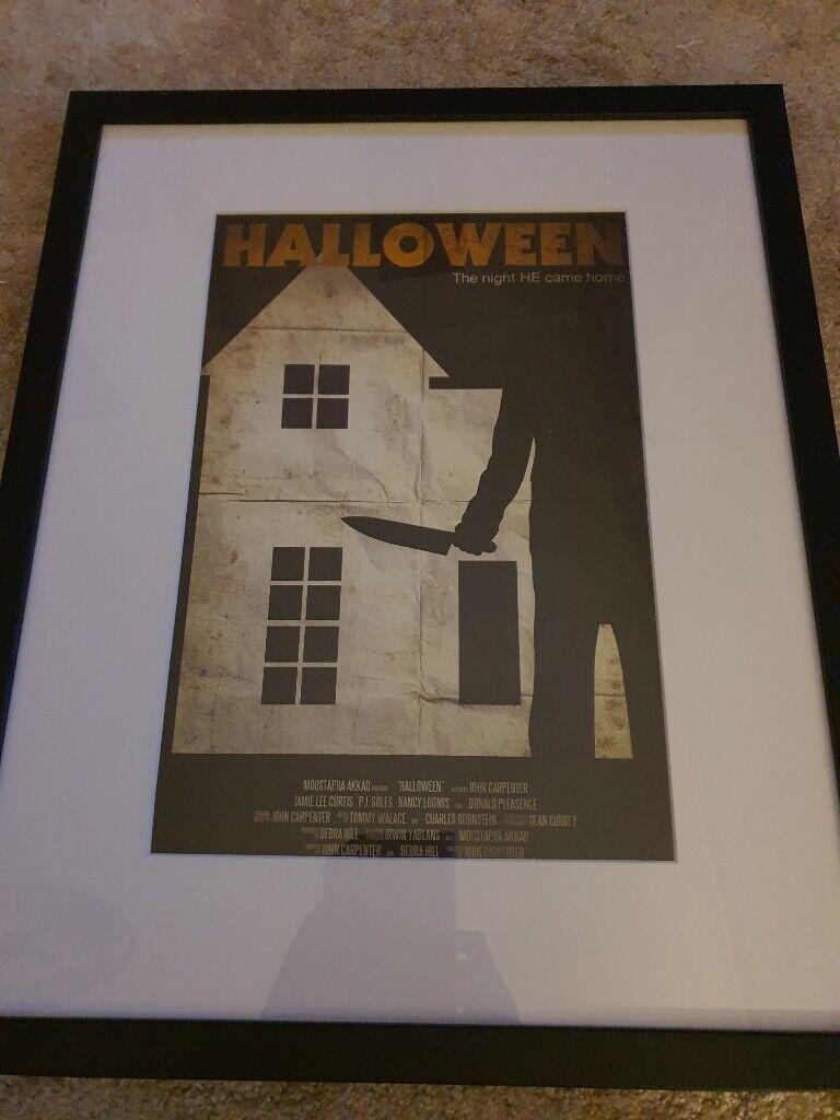 Halloween movie advert - framed